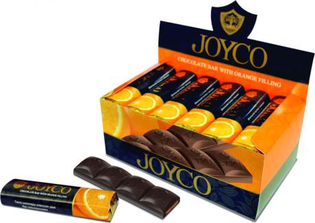 JOYCO Шоколадная плитка с начинкой со вкусом апельсина, 50 г