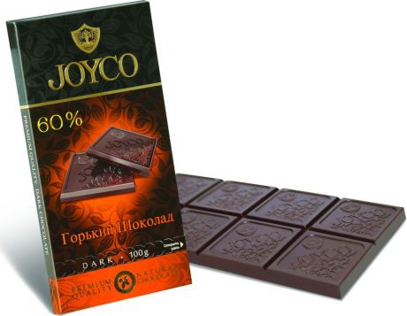JOYCO Горький шоколад 60%, 100 г