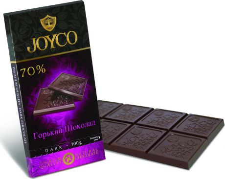 JOYCO Горький шоколад 70%, 100 г