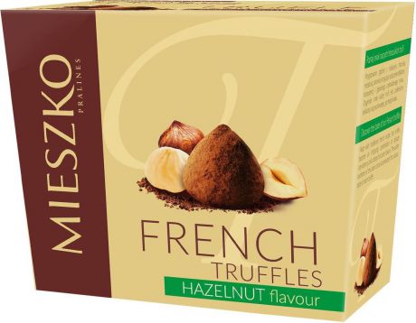 Mieszko Трюфель Французский со вкусом ореха набор шоколадных конфет, 175 г