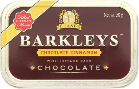 Barkleys Chocolate Cinnamon драже шоколад корица, 50 г