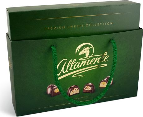 Спартак Altamente набор конфет цвет зеленый, 424 г