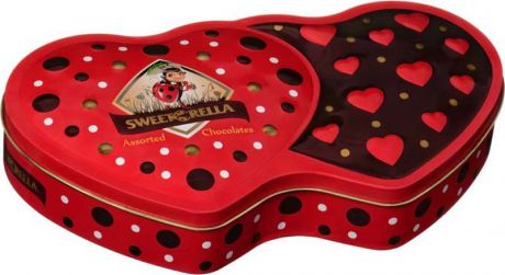 Sweeterella "Сердечный дуэт" шоколадные конфеты, 142 г