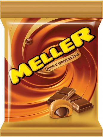 Meller ирис с шоколадом, 100 г