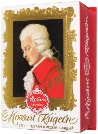 Reber Mozart Kugeln конфеты с горьким и молочным шоколадом, 120 г
