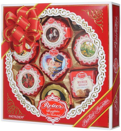 Reber Mozart Patrizier подарочный набор шоколадных конфет, 340 г