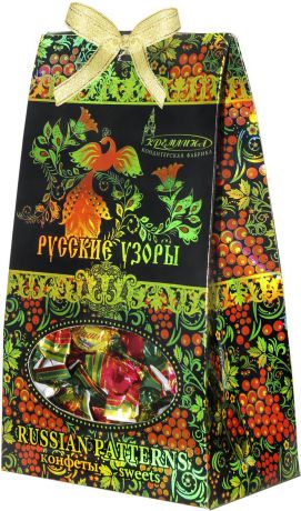 Кремлина "Русские узоры" вишня в шоколадной глазури, 230 г
