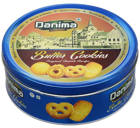 Danima сливочное индийское печенье, 340 г