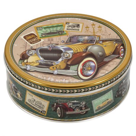 Сладкая Сказка Monte Christo "Ретромобиль. Желтый кабриолет" печенье со сливочным маслом, 400 г