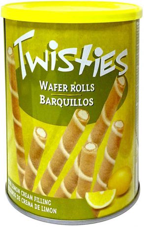 Twisties Вафельные трубочки с лимонным кремом, 400 г