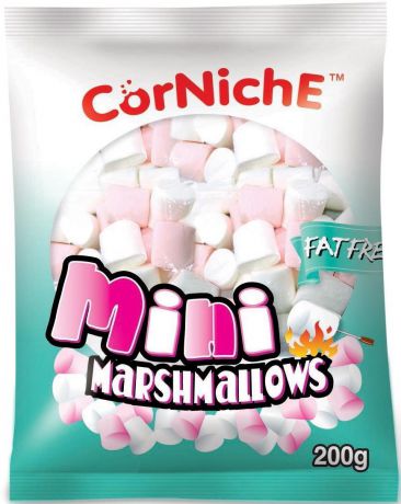 Corniche Marshmallows мини pink+white, 200 г