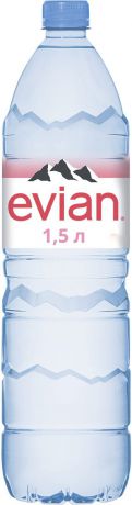 Evian вода минеральная природная столовая негазированная, 1,5 л