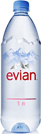 Evian вода минеральная природная столовая негазированная, 1 л