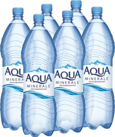 Aqua Minerale вода питьевая негазированная, 6 штук по 2 л