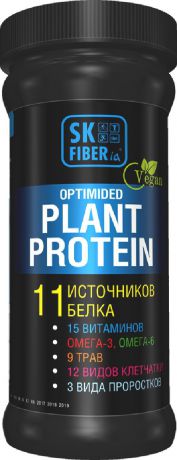 Сибирская Клетчатка Sk Fiberia Plant protein фитококтейль чиа, 350 г