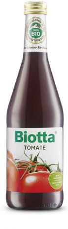 Biotta Сок томатный прямого отжима с добавлением лимонного сока и морской соли БИО, 0,5 л