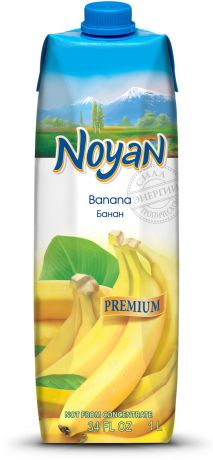 Нектар банановый Noyan Premium, 1 л