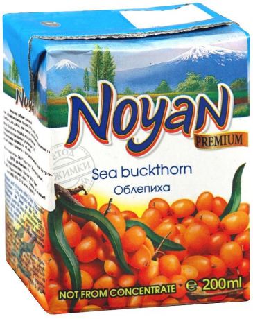 Нектар облепиховый Noyan Premium, 200 мл