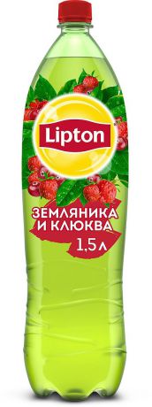 Lipton Ice Tea Земляника-Клюква холодный чай, 1,5 л