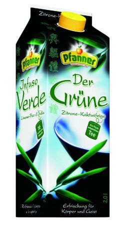 Pfanner Чай холодный зеленый лимон-кактус, 2 л