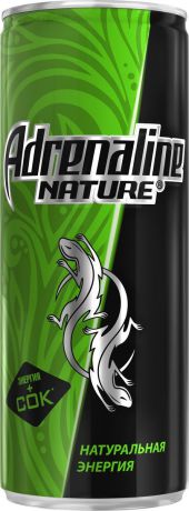 Adrenaline Nature энергетический напиток, 0,25 л