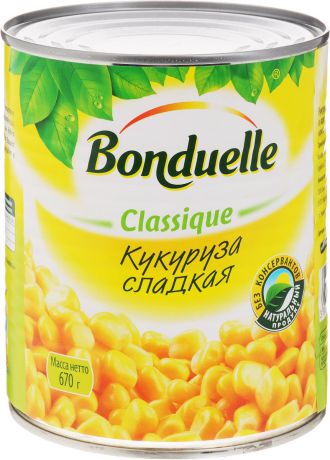 Bonduelle кукуруза сладкая, 670 г