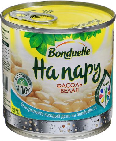 Bonduelle белая фасоль "На Пару", 310 г