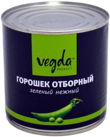 Vegda зеленый горошек отборный нежный ГОСТ, 400 г