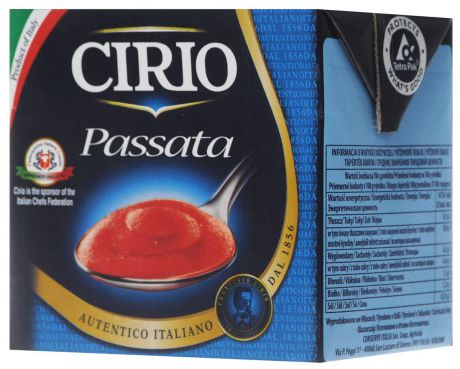 Cirio Passata пюре томатное, 500 г