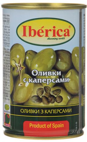 Iberica оливки с каперсам, 300 г