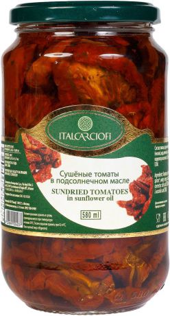 Томаты сушеные в масле ItalCarciofi, 530 г