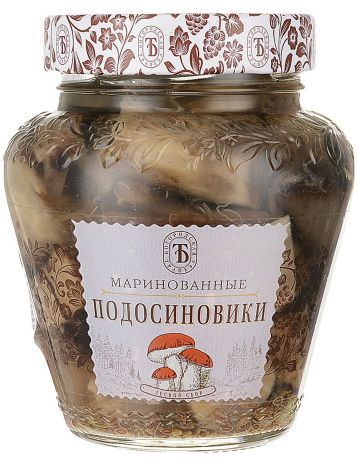 Богородская трапеза грибы Подосиновики маринованные, 350 г