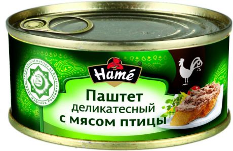 Hame Паштет деликатесный с мясом птицы халяль, 250 г