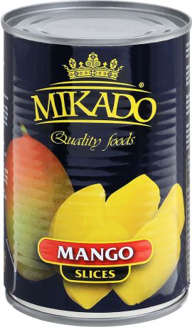 Mikado манго дольками в сиропе, 425 мл