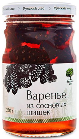 Русский лес Варенье из зеленых сосновых шишек, 250 г