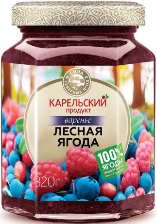 Карельский продукт Варенье из лесных ягод, 320 г