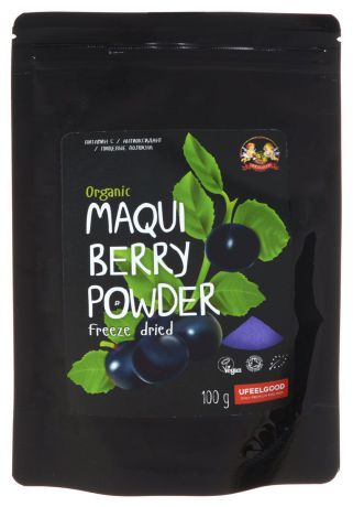 UFEELGOOD Organic Maqui Berry Powder органические ягоды макью молотые, 100 г