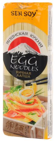 Sen Soy Premium Лапша яичная Egg Noodles, 300 г