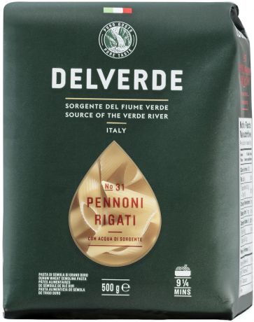 Delverde № 031 паста Пеннони Ригати, 500 г