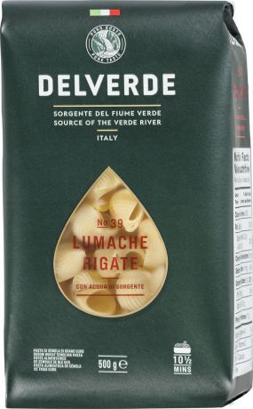 Delverde № 039 паста Лумаке Ригате, 500 г