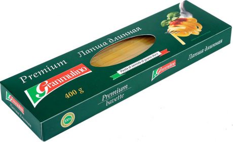 Granmulino-Premium лапша узкая длинная, 400 г