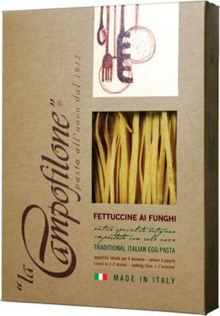 La Campofilone Fettuccine Al Funghi паста с грибами, 250 г