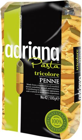 Adriana Pasta tricolore penne паста, 500 г