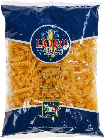 Макароны Pasta Lori Puglia Фузилли №29, 500 г