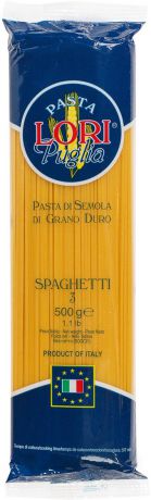 Макароны Pasta Lori Puglia Спагетти №3, 500 г