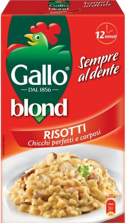 Riso Gallo Рис блонд ризотто, 1 кг