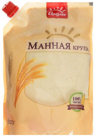 Еврозлак крупа манная, 600 г