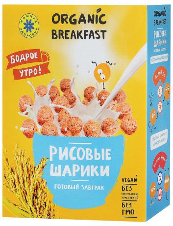 Компас Здоровья "Рисовые шарики" сухой завтрак, 100 г