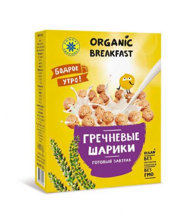 Компас Здоровья "Гречневые шарики" сухой завтрак, 100 г