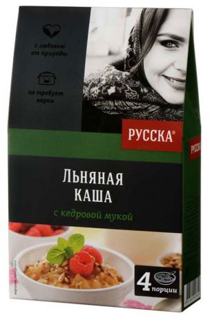 Русска каша льняная с кедровой мукой, 200 г